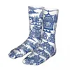 Chaussettes pour hommes Dessin animé Style chinois Femmes 2023 Hommes Chinoiserie Sports