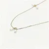 ペンダントネックレス最新の2022 SOLID 925 STERLING SIRE Ellow and Rose Gold Plated Pearl Necklace Jewelry Authing Freshwate Dhhlf