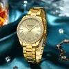 Zegarek na rękę luksusowy kwarcowy bransoletka zegarek srebrna urocza tarcza ze stali nierdzewnej opaski Luminous ręce 230911