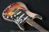 Custom Shop Masterbuilt Edição Limitada Stevie Ray Vaughan Tribute SRV Número Um Guitarra Elétrica Vintage Marrom