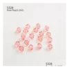 Pietre preziose sciolte 144pcs/elemento lotto perle in cristallo da 10 mm mti colori rhombus diamond gemstone con foro attraverso i gioielli mak dhgarden dh6fp