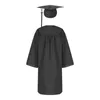 Clothing Sets Kids Preschool Primary Middle School Graduation Gown With Tassel Cap Boys Girls Students Uniform Robe Bachelor Role Play