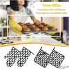 Oven Mitts Lovely Penguin Gloves And Pot Holder 4 Sets Of Heat-Resistant Pads Non Slip Cotton Lined Used For Baking Cooking Grills Dro Dh70E