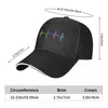 Cappellini con visiera Pulse Heartbeat Pride LGBT Gay Love Uomo Berretto da baseball con visiera Cappello da esterno