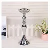 Candle Holders Wedding Holder 32/38/50Cm Sier/Gold Candlestick Home Decoration Ornaments Road Lead Main Table Vase Flower Arrangemen Ot4My