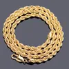 24K Gold Filledd ed Link Chains Necklace Womens Mens Collar Jewelry263W