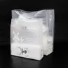 50pcs DZIĘKUJEMU TOP CHŁADKA Plastikowe cukierki Torba na prezent na przyjęcie weselne Favor Transparey na wynos jedzenia torby na zakupy Y0712217S