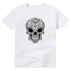 T-shirts voor heren Katoenen T-shirt met prachtig patroon en schedel Cool Origineel Y2k Kleding Grafische T-shirts Roupas Masculinas Pride Vrije tijd