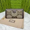 Luxe portemonnees voor dames Designer portemonnees Heren kaarthouder Broekzak Portemonnee Lange flip-snap Opvouwbare clutch Kaarthouder Dames standaard G-portemonnee 239123D