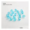 ゆるい宝石144pcs/lot要素クリスタルビーズ10mm mti colors rombus diamond gemstone with spolt Hole for Jewelry mak dhgarden dh6fp