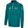 Andra Apparel F1 2023 Team Hoodie Driver Sweatshirt Formel 1 Racing Suit Men's and Women's Fans Kläder Moto Half Zipper Sweat Jackets Tops X0912