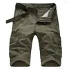 Herenshorts Militaire Cargo Hoge kwaliteit Merk Leger Camouflage Tactische Mannen Katoen Losse Casual Korte Broek Plus Size