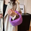 AnjBotegss Jodie bag art Nuova tessitura design di nicchia senso borse da donna annodati cloud buns gnocchi borse alla moda A5KX
