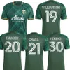 포틀랜드 팀버 23-24 홈 어웨이 축구 유니폼 맞춤형 태국 품질 19 윌리엄슨 20 에베이더 21 chara 30 모레노 풋볼웨어