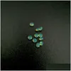 Diamanti sciolti 209/3 Buona qualità Resistenza alle alte temperature Nano gemme sfaccettate rotonde 0,8-2,2 mm Crisoprasio chiaro verde Synthe Dhgarden Dhylf