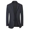 Men's Suits 2023 Four Seasons High-quality Suit Fashion Slim Thin Style Top Middle-aged Casual Single Blazer M-3XL