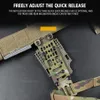 Açık Çantalar Metal Modüler Tabanca Kılıf Adaptörü Uyumlu QLS Platformu Taktik Kılıf Drop Bacak Band Av Airsoft Hızlı Pul186c