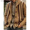 Suéter masculino casual tops xale gola suéter cardigan manga comprida zip-up casaco de malha malhas moda jacquard casacos masculino outono novo l230912