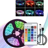 Paski LED Pasek LED RGB 2835 Bluetooth Control USB Elastyczne światło 5 V Dioda wstążki do pokoju wakacyjnego D2.0 HKD230912