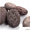 Party Favor Natural Exfoliator Foot Stone Dead Skin Pimice Fötter Care Spa Volcano Masr Gift Drop Delivery Home Garden Festive Supplies OTK86