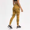 Pantalones activos Cintura alta Pantalones de yoga sexy Desnudo Correr Fitness Mujeres Yoga Leggings Entrenamiento Levantamiento de cadera Ejercicio elástico apretado Leggins x0912