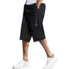 Men's Shorts Mens Casual Plus Size Big Relaxed Fit Elastic Waist Overalls Pants Solid Hiking Outdoor Work With Pockets