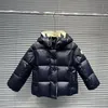 Manteau à capuche pour bébé, manteau en duvet d'oie pour fille et garçon, remplissage, marque de luxe, vêtements d'extérieur chauds d'hiver, 100%