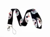 Sangles de téléphone portable Charms 30pcs Cartoon Key Lanyard ID Badge Holders Sangles de cou de téléphone animal avec porte-clés Accessoires de cadeau de téléphone en gros # 105