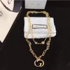 Charm Premium 18k Gold Plated Necklace Selected Luxury Exquisite Square Brand Necklaces Designer Jewelry Long Chain Premium Elegan286S