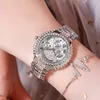 Montres-bracelets Montre de luxe Femmes Dames Bracelet en acier inoxydable Diamant Mode Quartz étanche Relogio Feminino 230911