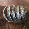 Bangle Yumfeel Hurtowa bransoletka Tybetańska Silver Antique Mankiet 10pcllot 230911