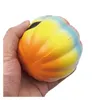 Zabawa dekompresyjna 10cm Hallowmas Squishy Rainbow Pumpkin Powolne odbijanie zabawek Squishies Ręka Ściśnięta dzieci Halloween Prezenty D OT4U0