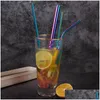 Drinking Straws 6Pcsset Reusable Sts Stainless Steel St With Cleaner Brush Straight Bent Box Bar Accessory Drop Delivery Home Garden Ot9Qb