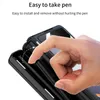 Luxury Magnetic Hinge Vogue Phone Case for Samsung Galaxy Z Folding Fold5 5G Invisible Bracket Full Protective Membrane Kickstand Fold Shell with Pen Slot Holder