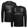 Autres vêtements 2022 Nouveau F1 T-shirt à manches longues Formule 1 Costume de course T-shirts Fans Été Séchage rapide Sport Tops Hommes Outdoor Motocross X0912