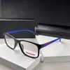 23New Desig Sporty Optical Glasses Frame Unisex L01 54-18-145 Lätt kolfiber Fullrim Koncis rektangulär för receptbelagda glasögonglasögon