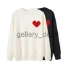 Mens Sweaters Designer sweater love heart A woman lover cardigan knit v round neck high collar womens fashion letter white black long sleeve clothing pull J230912