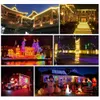 LED Strips 5M / 10M bande LED solaire lumière 8 Modes chaîne de Noël lumières féeriques colorées en plein air IP67 étanche Patio jardin décoration lampe solaire HKD230912