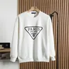 Män Pullover Designer Letter Printing Sweatshirt Grundläggande parstil Stor mode Fransk Paris Round Neck Top M-3XL