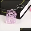 مفاتيح مفاتيح الحبل 1pc Keyring 26 English Word Letter -keychain keychain resin a to q handbag charms for woman1 drop deliver