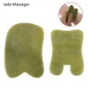 1Pcs Facial Body SPA Massage Board Health Care Natural Jade Stone Gua Sha Tool230q