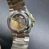 Men's Latest Iced Diamond Watch Sapphire Glass Full Diamond Wacthes 2Tone Gold Case 40mm Automatic Mechanical Fashion Wristwatch