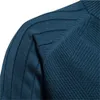 Kvinnors tröjor Aiopeson Argyle Solid Color Cardigan Men Casual Quality Zipper Cotton Winter Mens Fashion Basic Cardigans för 230912