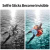 Selfie monopods selfie monopods 2.7 m selfie stick ultravat lång kolfiber handhållen utdragbar monopod för action 230518 l230912