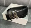 Cinturón de diseñador con hebilla de acero para mujer, cinturón con letras AM, moda, negocios, ocio, exteriores, para hombre