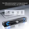 Draagbare luidsprekers Draagbare luidsprekers SADA V111 Computer USB Bedraad Krachtige bar Stereo Subwoofer Bass Surround Sound Box voor PC Laptop Telefoon MP3 MP4 221103 HKD230912