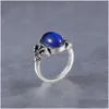Band ringer magiska humör sten finger ring mode smycken ringar för kvinnor gåva blommaformad droppleverans dhlwp