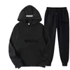 MENS HOUDIE TRACKSUD CHASAL Män Kvinnor kostymer fleece tröjor fritidstrender es designer tracksuit hoody set casual överdimensionerad huva pullover svart 2023