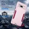 Hot Selling Phone Cover för Google Pixel 8 Pro 7 Pro 6 Pro 7A 6A Anti Scratch Heavy Duty Soft TPU Hard Plastic 2 In 1 Protection Chock Superture Case