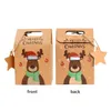 Enveloppe cadeau cadeaux de Noël Warp Box Box Snow Kraft Paper Sac de vacances Drop Livraison Home Garden Festive Party Supplies Event Dhotd